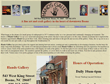 Tablet Screenshot of handsgallery.org