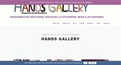 Desktop Screenshot of handsgallery.de