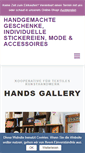 Mobile Screenshot of handsgallery.de